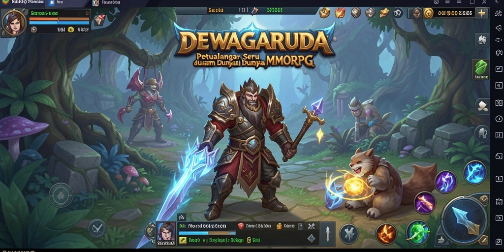 Gameplay seru dan interaktif di dunia DEWAGARUDA yang menawan