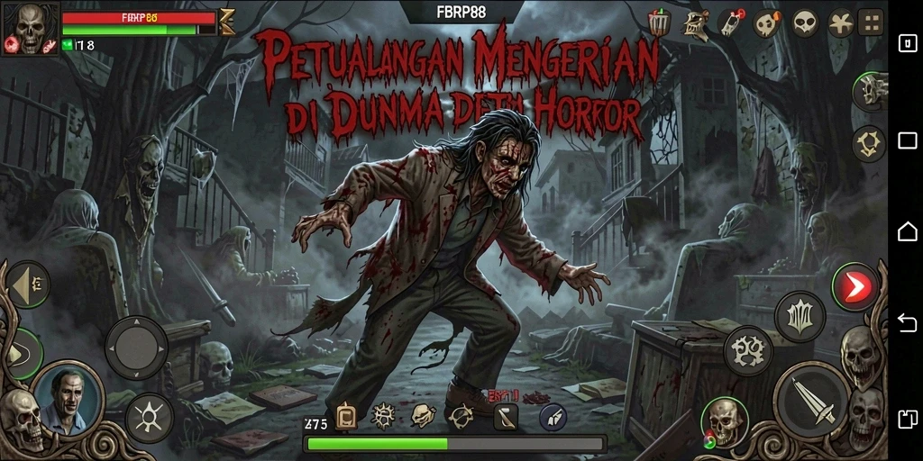 Tangkapan layar dari gameplay mencekam FBRP88 yang penuh ketegangan.
