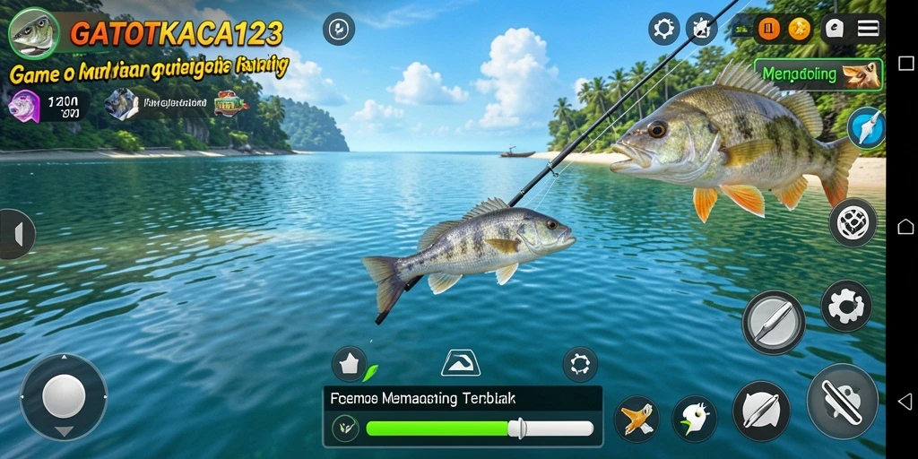 Tangkapan ikan yang menakjubkan dalam GATOTKACA123 dengan grafik yang memukau.