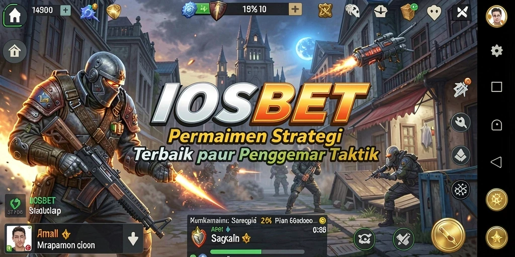 Tampilan gameplay IOSBET yang intens dan penuh aksi.