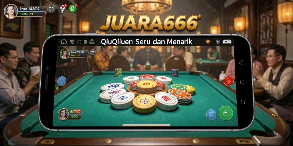 Tangkapan layar gameplay JUARA666 saat pertarungan QiuQiu berlangsung.