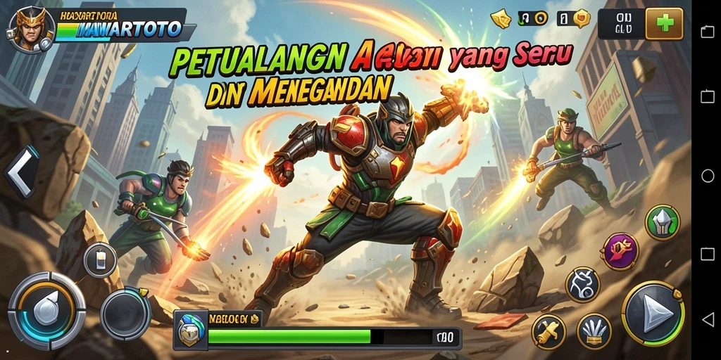 Tangkapan layar aksi mendebarkan dalam game MAWARTOTO