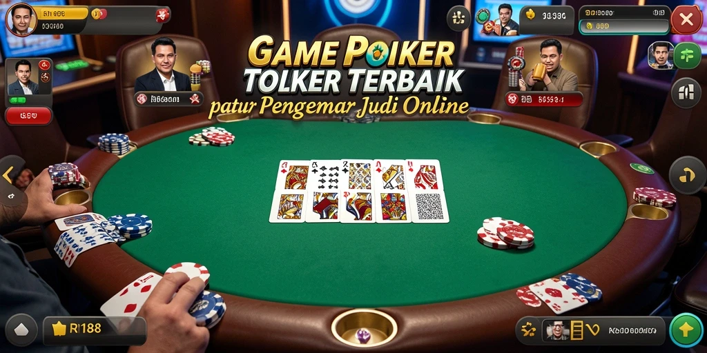 Tampilan gameplay RI188 yang seru dan menegangkan saat bermain Poker.