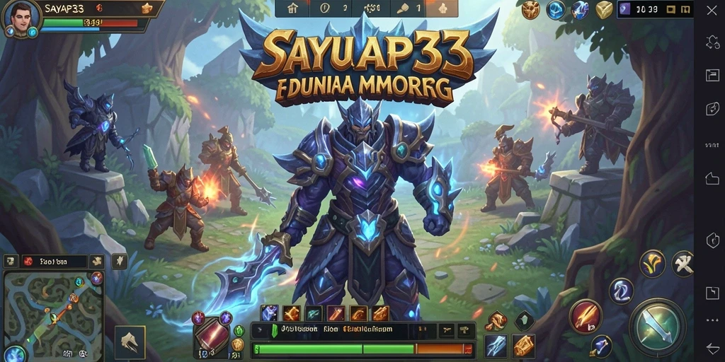Tampilan gameplay epik dalam SAYAP33 yang memikat.