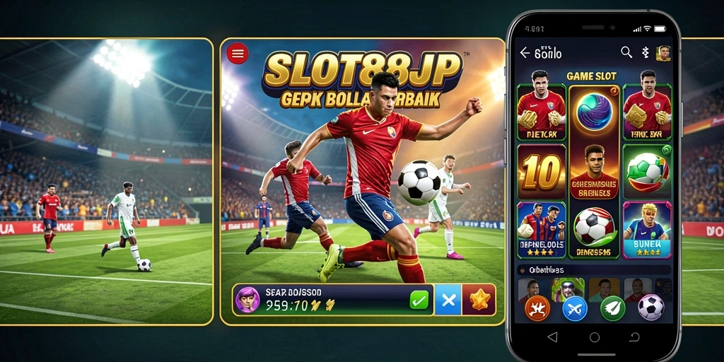 Tampilan gameplay SLOT88JP yang dinamis dan sporty.